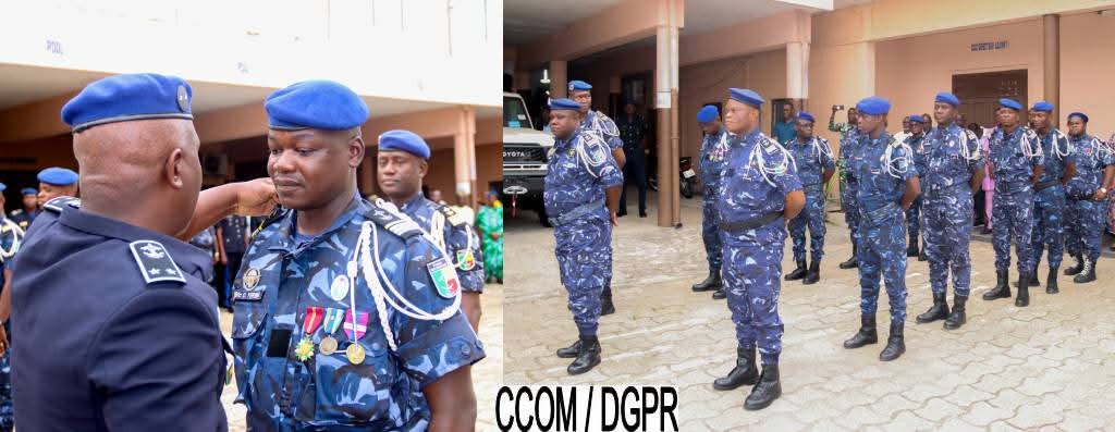 Bénin : 13 officiers supérieurs de la police républicaine promus à de nouveaux grades